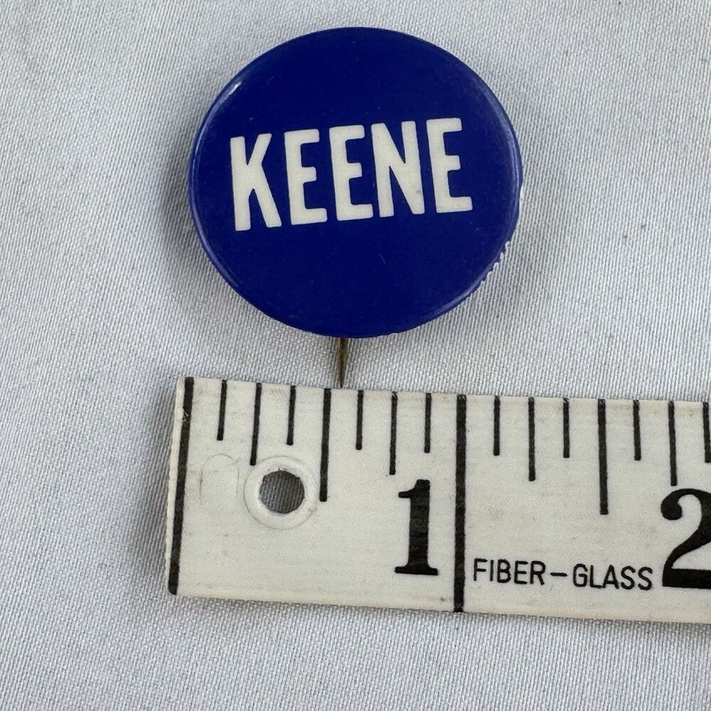 Keene For President Rare Political Button Vintge Emress Specialty Co NYC NY 1.5” - Picture 2 of 4